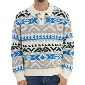 MAGLIA GEO POLO BIANCO